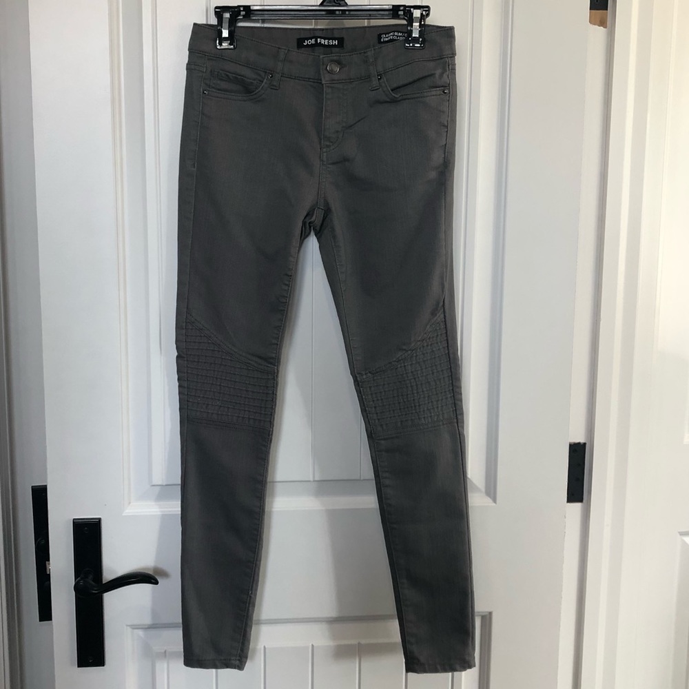 Joe Fresh classic slim grey pants size 25